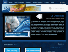 Tablet Screenshot of cirugiayobesidaddecolombia.com